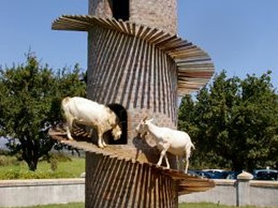 The Goat Tower of Fairview Cheese & Wine Farm