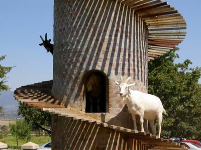 The Goat Tower of Fairview Cheese & Wine Farm