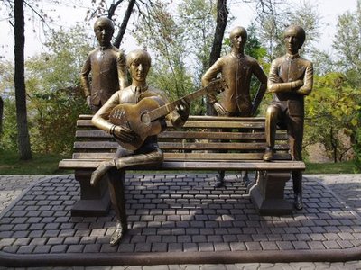 Beatles Statue of Almaty