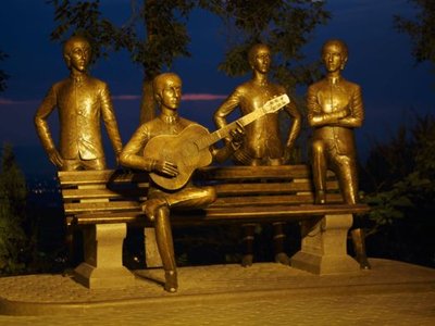 Beatles Statue of Almaty