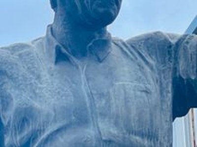 George Bush Statue