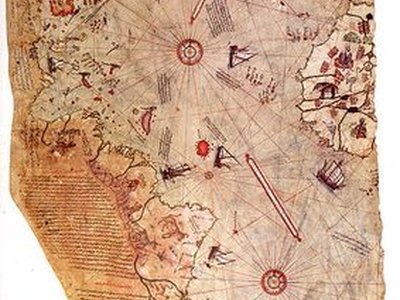 Piri Reis Map at Topkapi Palace