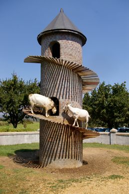 The Goat Tower of Fairview Cheese & Wine Farm