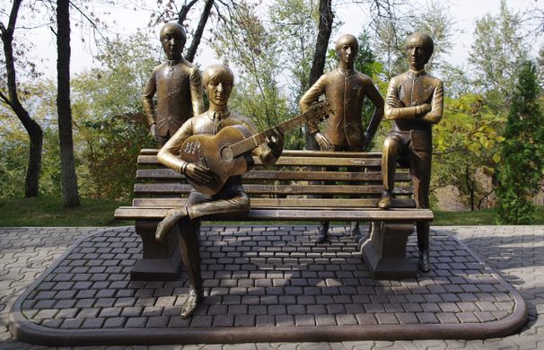 Beatles Statue of Almaty