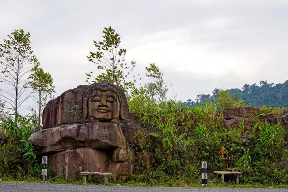 Sandstone Buddha Sculptures
