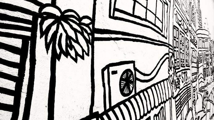 Bukit Bintang Street Art Alleys