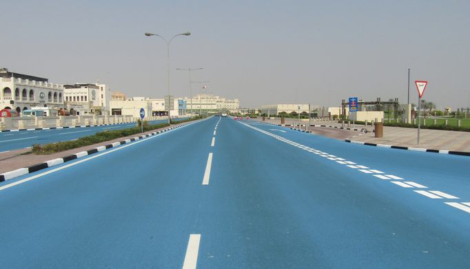 Souq Wakif Blue Road