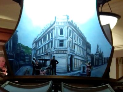 Old Bank Arcade Animated Musical Clock